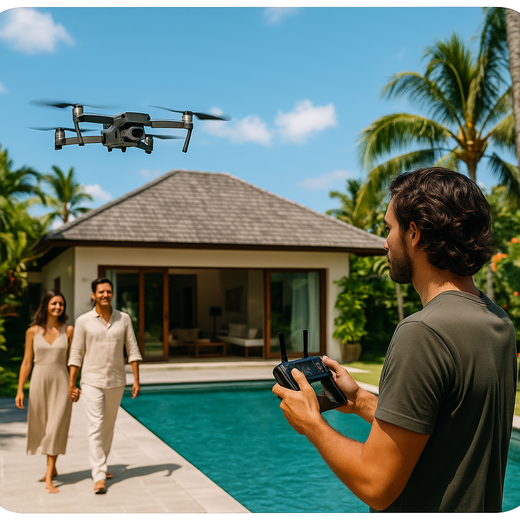 Drone Capture Bali Villa Canggu
